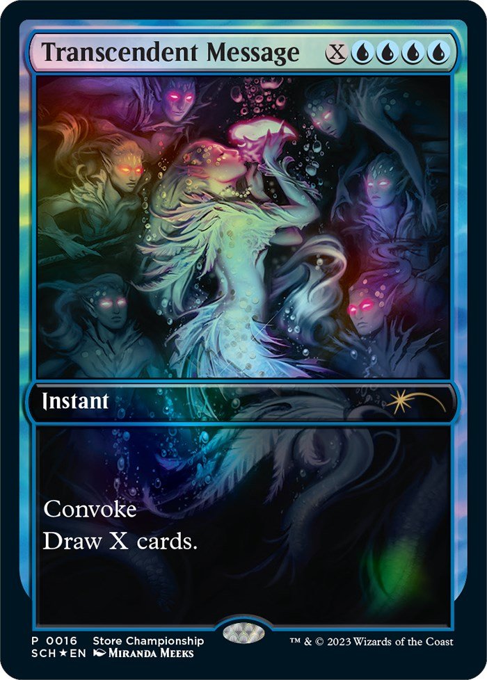 Transcendent Message [GAME - 16] - Cartes Sportives Rive Sud