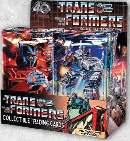 Transformers 40th Anniversary Trading Cards (Pre - Order) - Cartes Sportives Rive Sud