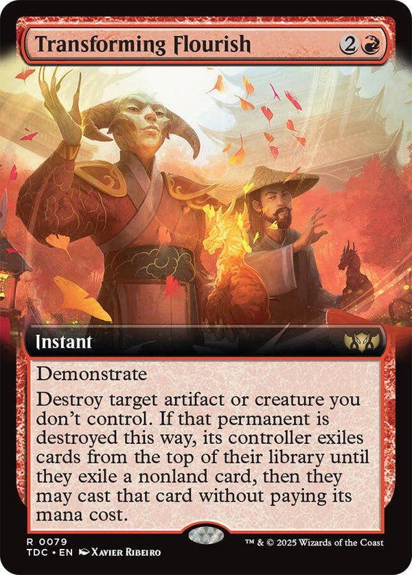 Transforming Flourish (Extended Art) [TDC - 79] - Cartes Sportives Rive Sud