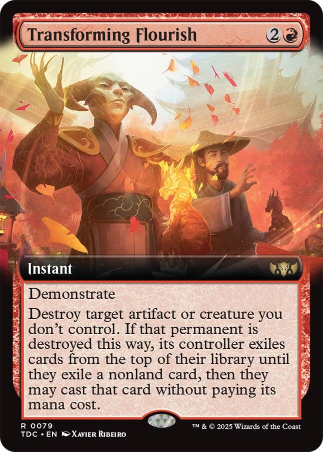 Transforming Flourish (Extended Art) [TDC - 79] - Cartes Sportives Rive Sud