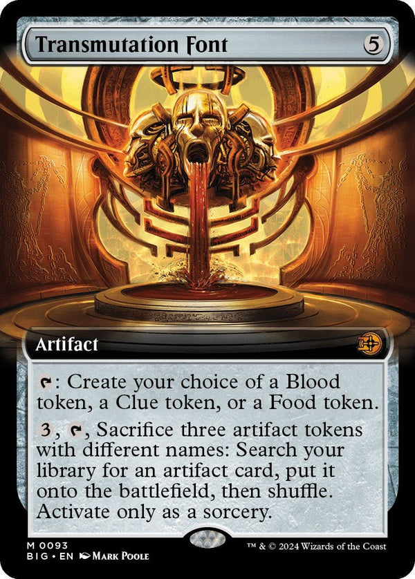 Transmutation Font (Extended Art) [BIG - 93] - Cartes Sportives Rive Sud