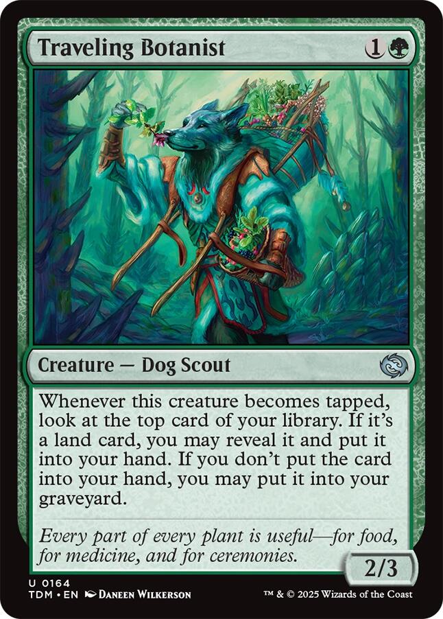 Traveling Botanist [TDM - 164] - Cartes Sportives Rive Sud
