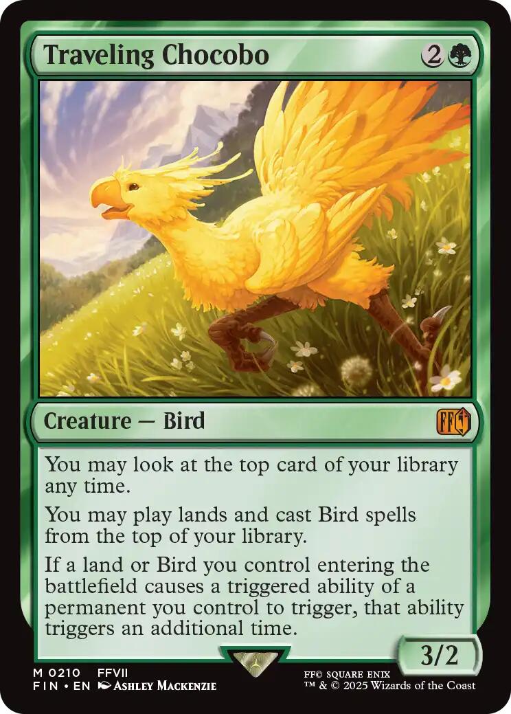 Traveling Chocobo [FIN - 210] - Cartes Sportives Rive Sud