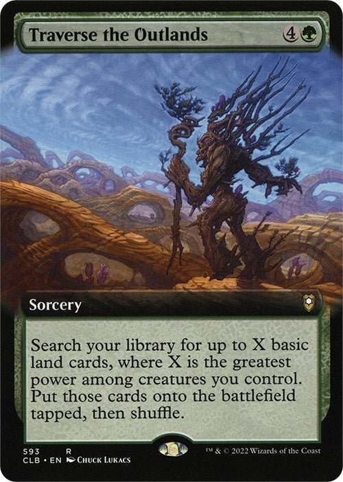 Traverse the Outlands (Extended Art) [CLB - 593] - Cartes Sportives Rive Sud