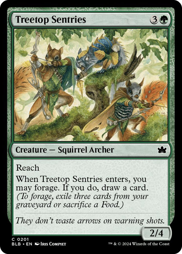 Treetop Sentries [BLB - 201] - Cartes Sportives Rive Sud
