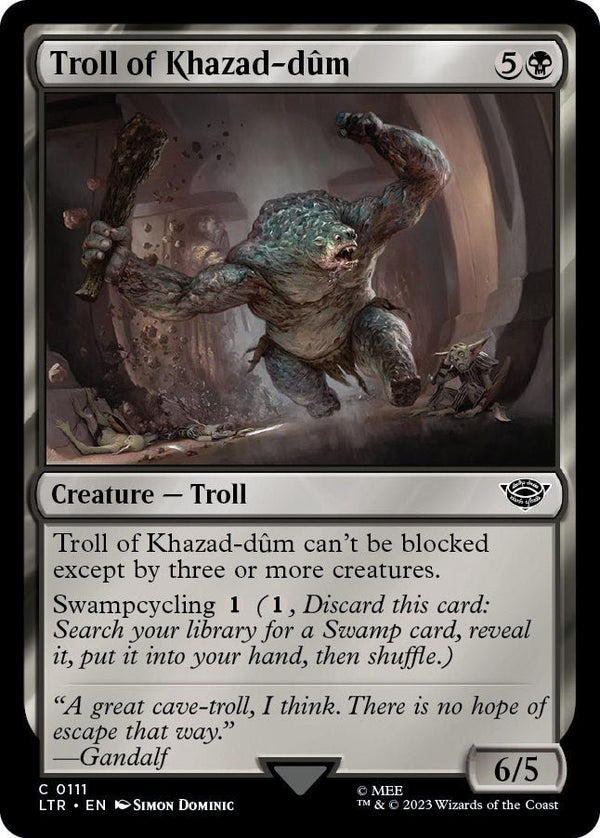 Troll of Khazad - dum [LTR - 111] - Cartes Sportives Rive Sud