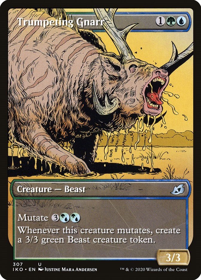 Trumpeting Gnarr (Showcase) [IKO - 307] - Cartes Sportives Rive Sud