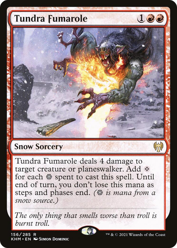 Tundra Fumarole [KHM - 156] - Cartes Sportives Rive Sud