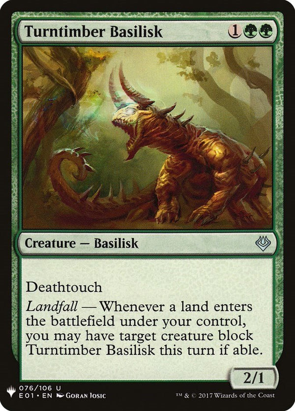 Turntimber Basilisk [LIST - 76] - Cartes Sportives Rive Sud
