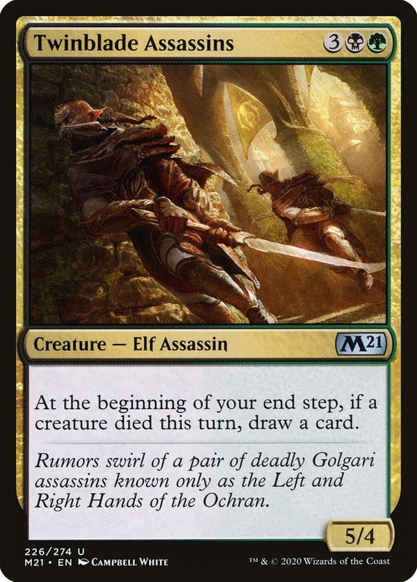 Twinblade Assassins [M21 - 226] - Cartes Sportives Rive Sud