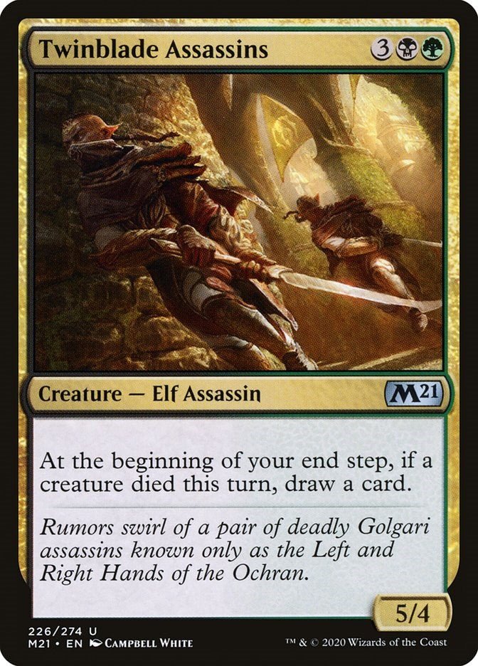 Twinblade Assassins [M21 - 226] - Cartes Sportives Rive Sud