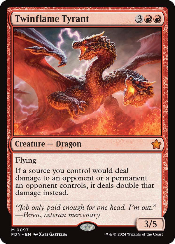 Twinflame Tyrant [FDN - 97] - Cartes Sportives Rive Sud
