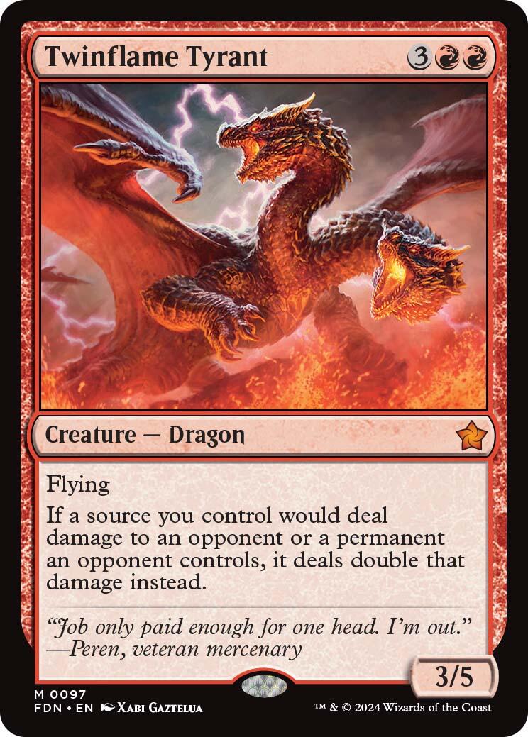 Twinflame Tyrant [FDN - 97] - Cartes Sportives Rive Sud