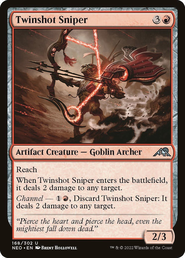 Twinshot Sniper [NEO - 168] - Cartes Sportives Rive Sud