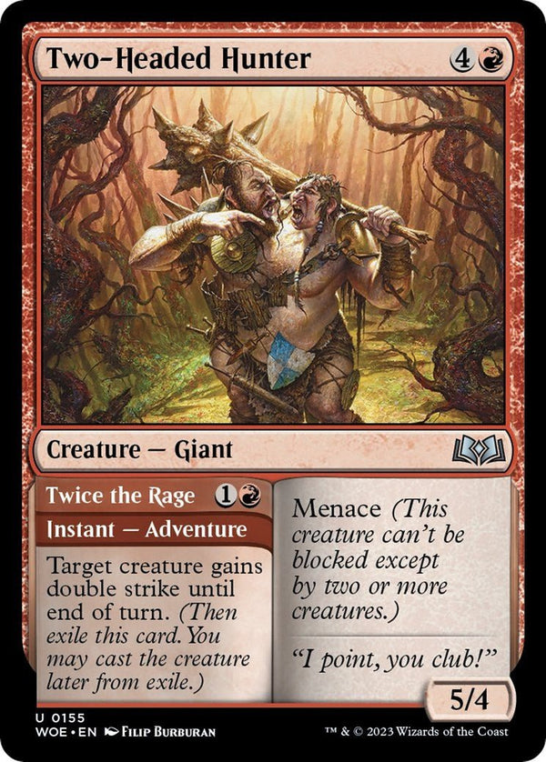 Two - Headed Hunter [WOE - 155] - Cartes Sportives Rive Sud