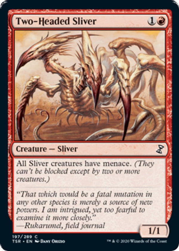 Two - Headed Sliver [TSR - 197] - Cartes Sportives Rive Sud