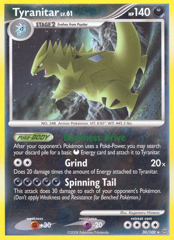 Tyranitar [SF - 30/100] - Cartes Sportives Rive Sud
