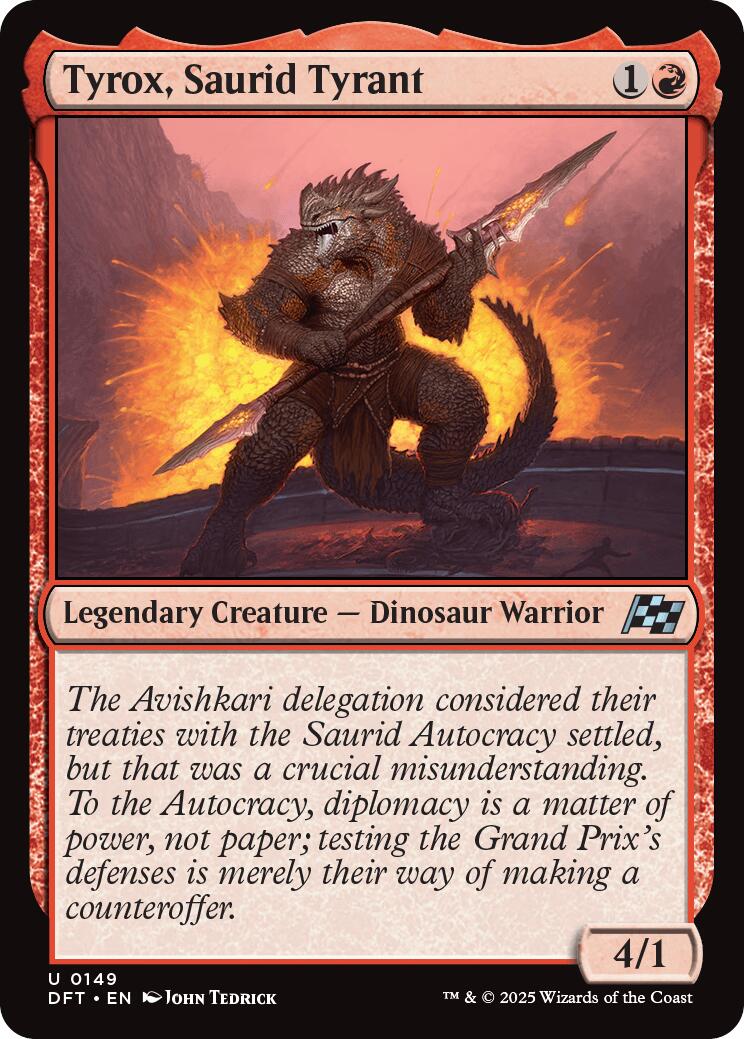 Tyrox, Saurid Tyrant [DFT - 149] - Cartes Sportives Rive Sud