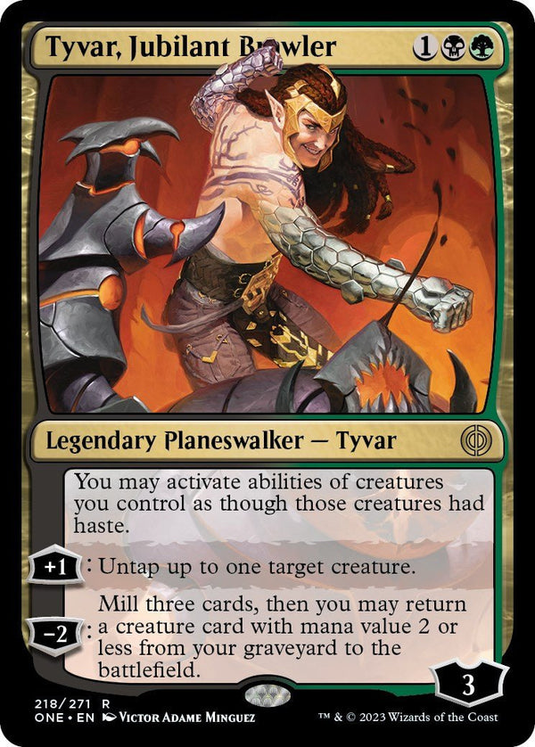 Tyvar, Jubilant Brawler [ONE - 218] - Cartes Sportives Rive Sud