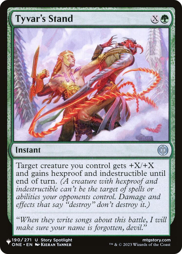 Tyvar's Stand [LIST - 190/271] - Cartes Sportives Rive Sud