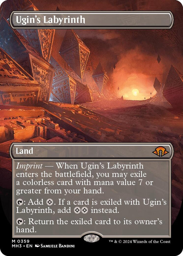 Ugin's Labyrinth (Borderless) [MH3 - 359] - Cartes Sportives Rive Sud