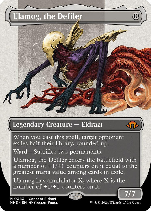 Ulamog, the Defiler (Borderless) [MH3 - 383] - Cartes Sportives Rive Sud