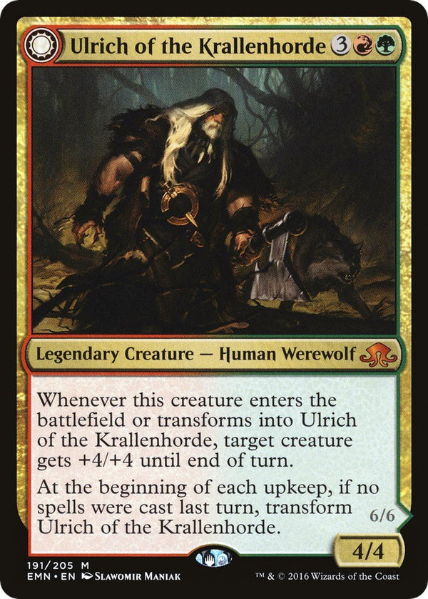 Ulrich of the Krallenhorde [EMN - 191] - Cartes Sportives Rive Sud