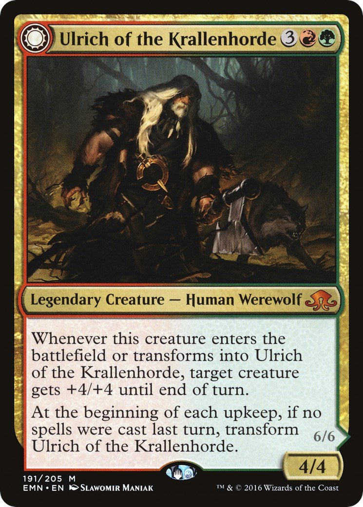 Ulrich of the Krallenhorde [EMN - 191] - Cartes Sportives Rive Sud