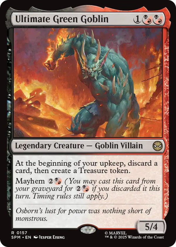 Ultimate Green Goblin [SPM - 157] - Cartes Sportives Rive Sud
