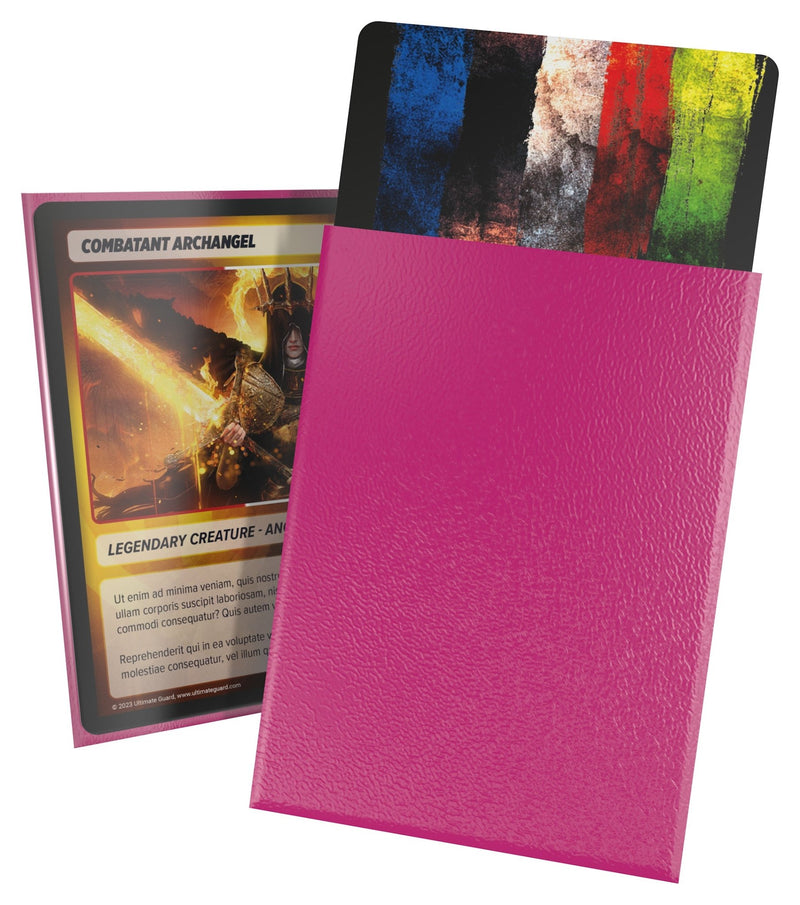 Ultimate Guard Cortex Standard Sleeves Matte Pink 100CT - Cartes Sportives Rive Sud