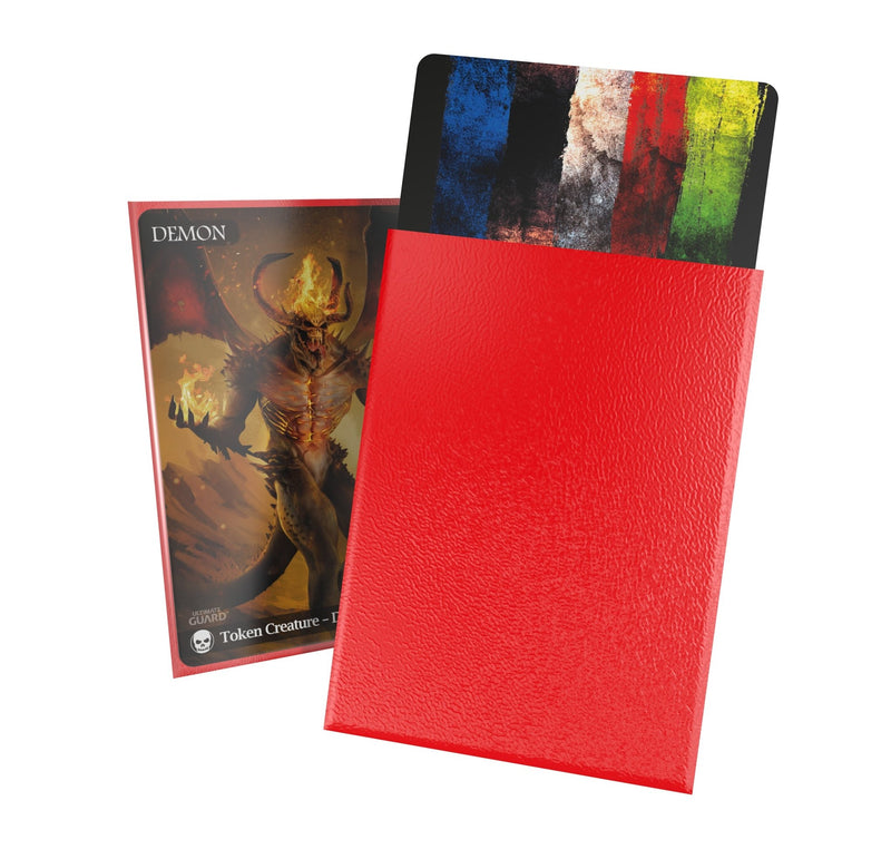 Ultimate Guard Cortex Standard Sleeves Matte Red 100CT - Cartes Sportives Rive Sud