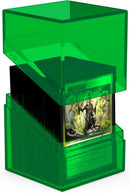 Ultimate Guard Deck Case Boulder 100+ Clear Emerald - Cartes Sportives Rive Sud
