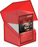 Ultimate Guard Deck Case Boulder 100+ Clear Ruby - Cartes Sportives Rive Sud