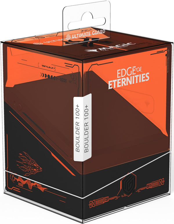 Ultimate Guard Deck Case Boulder 100+ MTG Edge Of Eternities Orange V5 - Cartes Sportives Rive Sud