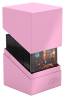 Ultimate Guard Deck Case Boulder 100+ Pastel Solid Candy Pink (Pre - Order) - Cartes Sportives Rive Sud