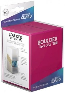 Ultimate Guard Deck Case Boulder 100+ Rhodonite - Cartes Sportives Rive Sud