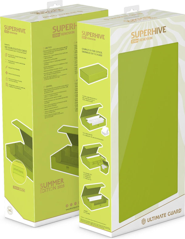 Ultimate Guard Deck Case Superhive 550+ Summer Edition Lime - Cartes Sportives Rive Sud
