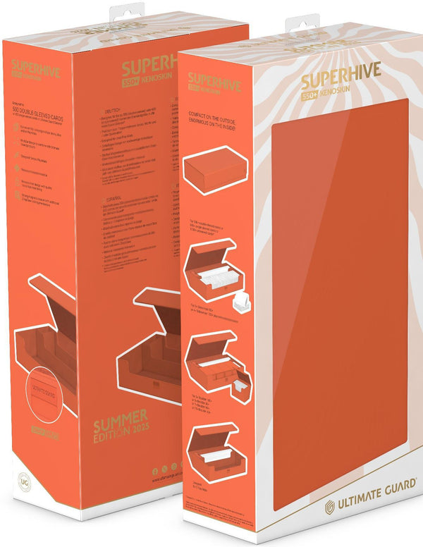 Ultimate Guard Deck Case Superhive 550+ Summer Edition Peach - Cartes Sportives Rive Sud