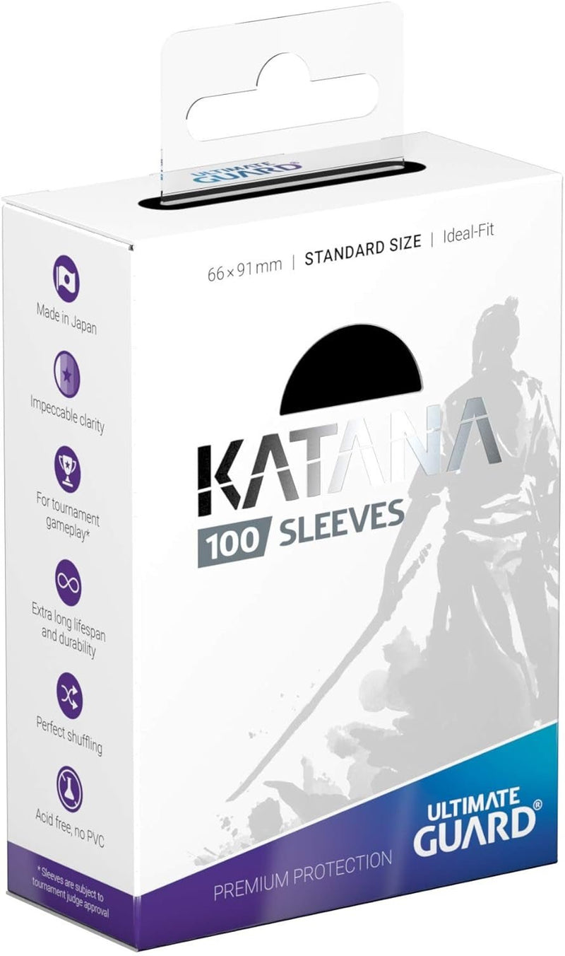 Ultimate Guard Katana Black 100CT - Cartes Sportives Rive Sud