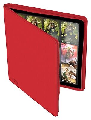 Ultimate Guard Quadrow Zipfolio Xenoskin 24pkt Red - Cartes Sportives Rive Sud