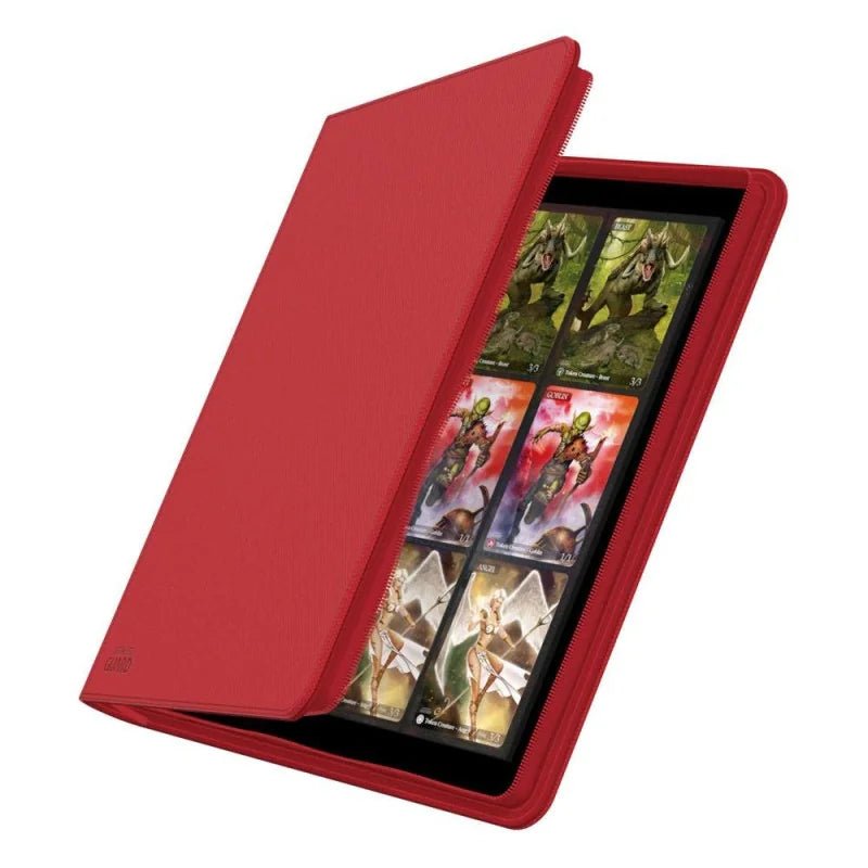 Ultimate Guard Quadrow Zipfolio Xenoskin 24pkt Red - Cartes Sportives Rive Sud