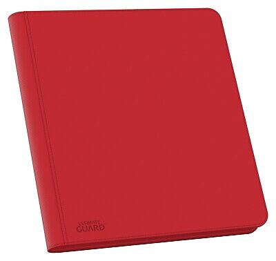 Ultimate Guard Quadrow Zipfolio Xenoskin 24pkt Red - Cartes Sportives Rive Sud