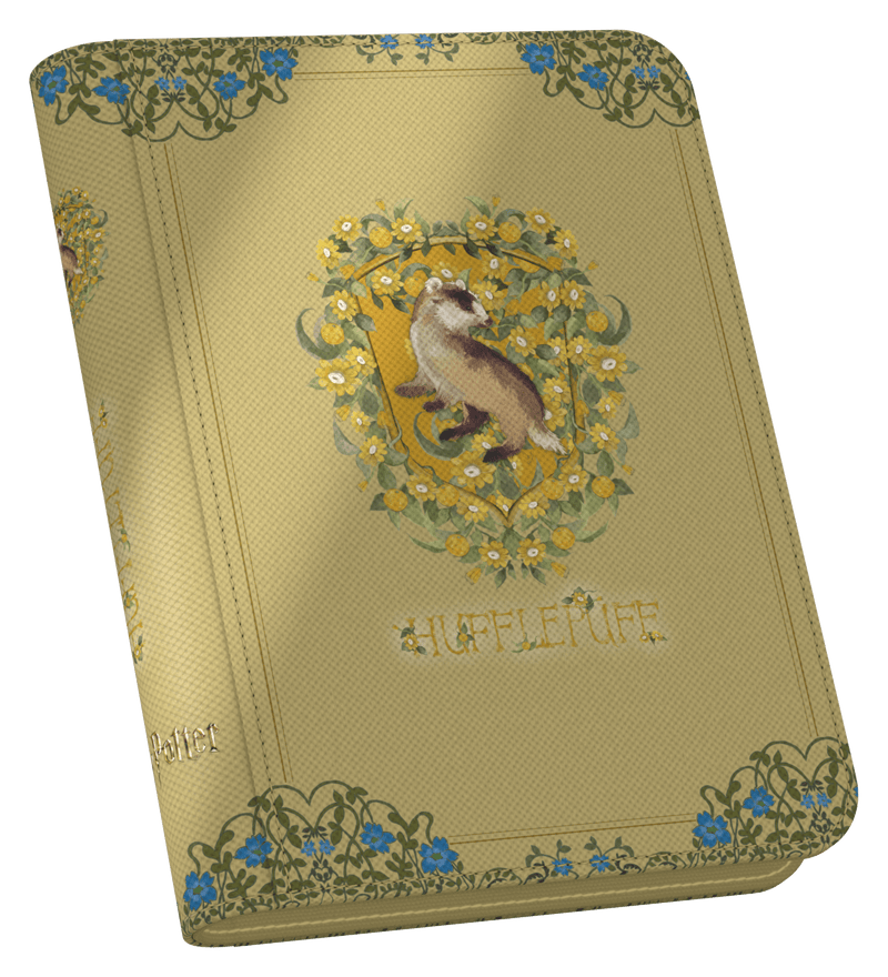 Ultimate Guard Zipfolio 160+ Xenoskin Harry Potter 4 Houses Hufflepuff (Pre - Order) - Cartes Sportives Rive Sud