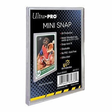 Ultra Pro - 2 - Piece Card Storage Box - Mini Snap UV Protection - Cartes Sportives Rive Sud