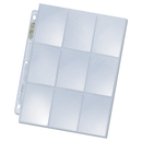 Ultra Pro 9 - Pocket Retail Page Standard Size Cards (10ct) - Cartes Sportives Rive Sud