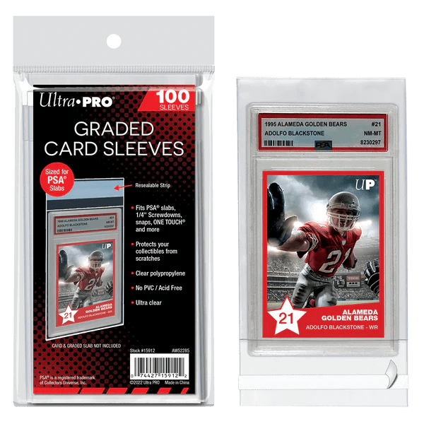 Ultra Pro Graded Card Sleeves 100ct - Cartes Sportives Rive Sud