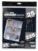 Ultra Pro Platinum Series Hologram 9 Pocket Pages 25ct - Cartes Sportives Rive Sud