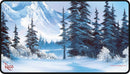 Ultra Pro Playmat Bob Ross Winter Paradise Black Stitched (Pre - Order) - Cartes Sportives Rive Sud
