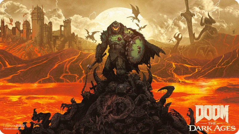 Ultra Pro Playmat DOOM BETHESDA V2 (Pre - Order) - Cartes Sportives Rive Sud