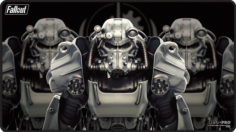 Ultra Pro Playmat MTG Fallout Brotherhood Of Steel Bethesda Black Stitch - Cartes Sportives Rive Sud